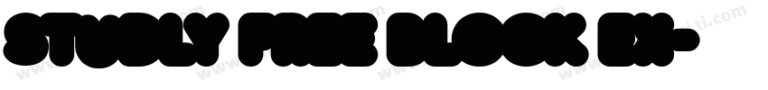 Studly Free Block Ex字体转换